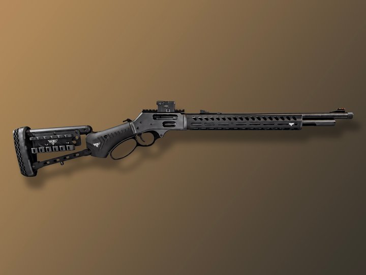 Henry H010 X Model .45-70 Gov't with Ranger Point Precision furniture and CORD Pandora PB-3 red dot